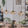 Mertola lampa wisząca, lampa wisząca czarny, 3-punktowe