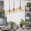 Mertola lampa wisząca, lampa wisząca czarny, 3-punktowe