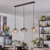 Mertola lampa wisząca, lampa wisząca czarny, 3-punktowe