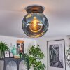 Ripoll lampa sufitowa, kula świetlna niebeieski, 1-punktowy