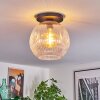 Ripoll lampa sufitowa, kula świetlna przezroczysty, 1-punktowy