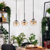 Ripoll lampa wisząca, kula świetlna, lampa wisząca kolory naturalne, czarny, 3-punktowe