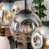 Ripoll lampa wisząca, kula świetlna, lampa wisząca kolory naturalne, czarny, 3-punktowe