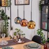 Ripoll lampa wisząca, kula świetlna, lampa wisząca kolory naturalne, czarny, 3-punktowe