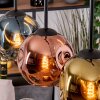 Ripoll lampa wisząca, kula świetlna, lampa wisząca kolory naturalne, czarny, 3-punktowe
