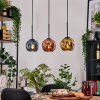 Ripoll lampa wisząca, kula świetlna, lampa wisząca kolory naturalne, czarny, 3-punktowe