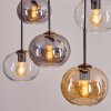 Apedo lampa wisząca, lampa wisząca bursztynowy, przezroczysty, przydymiony, 6-punktowe