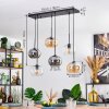 Apedo lampa wisząca, lampa wisząca bursztynowy, przezroczysty, przydymiony, 6-punktowe