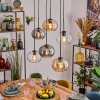 Apedo lampa wisząca, lampa wisząca bursztynowy, przezroczysty, przydymiony, 6-punktowe