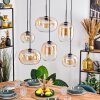 Apedo lampa wisząca, lampa wisząca bursztynowy, przezroczysty, 6-punktowe