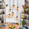 Apedo lampa wisząca, lampa wisząca bursztynowy, przezroczysty, 6-punktowe
