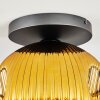 Ripoll lampa sufitowa, kula świetlna złoty, przezroczysty, 1-punktowy