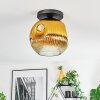 Ripoll lampa sufitowa, kula świetlna złoty, przezroczysty, 1-punktowy