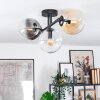 Gastor lampa sufitowa, kula świetlna bursztynowy, przezroczysty, przydymiony, 3-punktowe