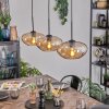 Mertola lampa wisząca, lampa wisząca czarny, 3-punktowe