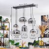 Apedo lampa wisząca, lampa wisząca przezroczysty, przydymiony, 6-punktowe