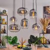 Apedo lampa wisząca, lampa wisząca przezroczysty, przydymiony, 6-punktowe