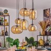 Apedo lampa wisząca, lampa wisząca bursztynowy, 6-punktowe