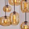 Apedo lampa wisząca, lampa wisząca bursztynowy, 6-punktowe