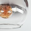 Koyoto lampa sufitowa, kula świetlna bursztynowy, przezroczysty, przydymiony, 3-punktowe