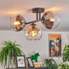 Koyoto lampa sufitowa, kula świetlna bursztynowy, przezroczysty, przydymiony, 3-punktowe