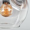 Ripoll lampa sufitowa, kula świetlna bursztynowy, przezroczysty, przydymiony, 3-punktowe