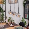 Ripoll lampa wisząca, kula świetlna, lampa wisząca kolory naturalne, czarny, 3-punktowe