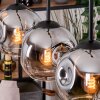 Ripoll lampa wisząca, kula świetlna, lampa wisząca kolory naturalne, czarny, 3-punktowe