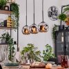Ripoll lampa wisząca, kula świetlna, lampa wisząca kolory naturalne, czarny, 3-punktowe
