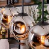 Ripoll lampa wisząca, kula świetlna, lampa wisząca kolory naturalne, czarny, 3-punktowe