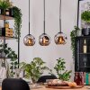 Ripoll lampa wisząca, kula świetlna, lampa wisząca kolory naturalne, czarny, 3-punktowe