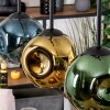 Ripoll lampa wisząca, kula świetlna, lampa wisząca kolory naturalne, czarny, 3-punktowe