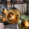 Ripoll lampa wisząca, kula świetlna, lampa wisząca kolory naturalne, czarny, 3-punktowe