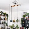 Koyoto lampa wisząca, kula świetlna, lampa wisząca kolory naturalne, czarny, 3-punktowe