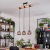 Ripoll lampa wisząca, kula świetlna, lampa wisząca kolory naturalne, czarny, 3-punktowe