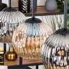 Ripoll lampa wisząca, kula świetlna, lampa wisząca kolory naturalne, czarny, 3-punktowe