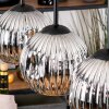 Ripoll lampa wisząca, kula świetlna, lampa wisząca kolory naturalne, czarny, 3-punktowe