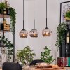 Ripoll lampa wisząca, kula świetlna, lampa wisząca kolory naturalne, czarny, 3-punktowe