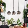 Koyoto lampa wisząca, kula świetlna, lampa wisząca kolory naturalne, czarny, 3-punktowe