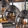 Koyoto lampa wisząca, kula świetlna, lampa wisząca kolory naturalne, czarny, 3-punktowe