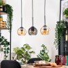 Koyoto lampa wisząca, kula świetlna, lampa wisząca kolory naturalne, czarny, 3-punktowe