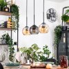 Koyoto lampa wisząca, kula świetlna, lampa wisząca kolory naturalne, czarny, 3-punktowe