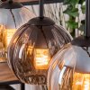 Koyoto lampa wisząca, kula świetlna, lampa wisząca kolory naturalne, czarny, 3-punktowe