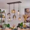 Apedo lampa wisząca, kula świetlna, lampa wisząca bursztynowy, przezroczysty, przydymiony, 6-punktowe