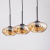 Mertola lampa wisząca, lampa wisząca bursztynowy, 3-punktowe