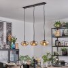 Mertola lampa wisząca, lampa wisząca bursztynowy, 3-punktowe