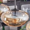 Mertola Lampa wisząca, Lampa wisząca W kolorze bursztynu, 3-punktowe