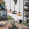 Mertola lampa wisząca, lampa wisząca bursztynowy, przydymiony, 3-punktowe