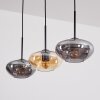 Mertola lampa wisząca, lampa wisząca bursztynowy, przydymiony, 3-punktowe