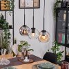 Ripoll lampa wisząca, kula świetlna, lampa wisząca kolory naturalne, czarny, 3-punktowe